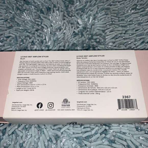 L’ange Le Duo 360 Airflow Styler - Picture 5 of 9